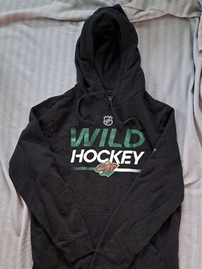 NHL Minnesota Wild Black Hoodie - Great Condition